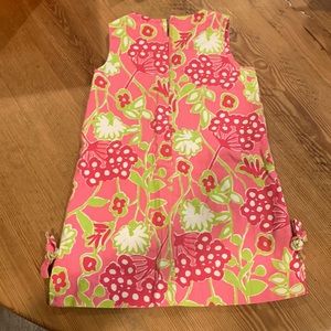 Lilly Pulitzer Girls “Hotty Pink Bloomers” Dress Size 7
